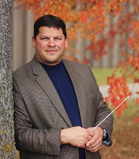 This is a picture of Dr. John Ginocchio, Director of Bands at SMSU and lead instrumental clincian for the workshop.